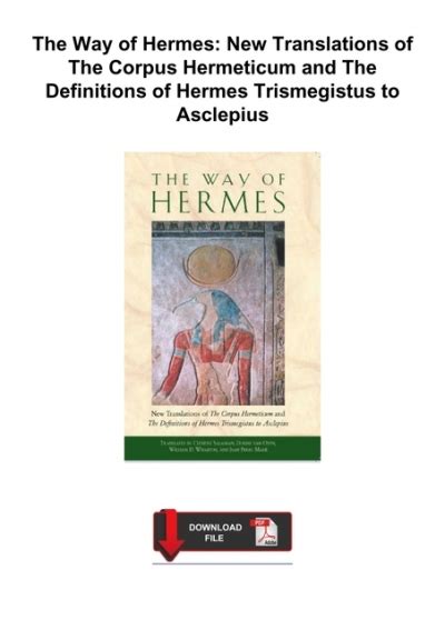 the way of hermes new translations pdf|the way of hermes.